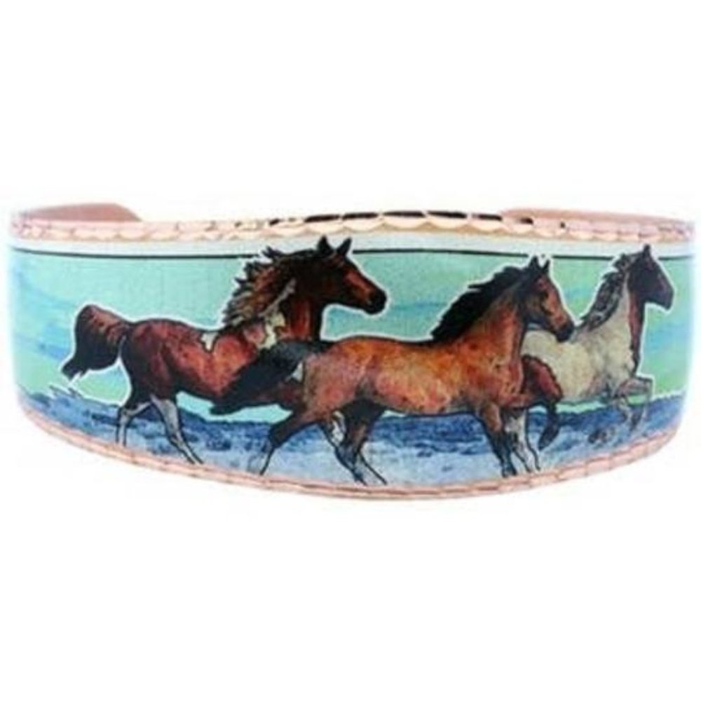 Horse Cuff Bracelet Copper